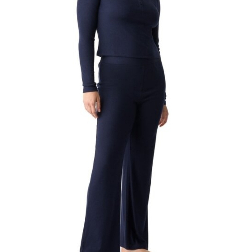 Gap GapBody Women's Ribbed High-Rise Pajama Pants Only SZ:XLarge - Picture 2 of 8